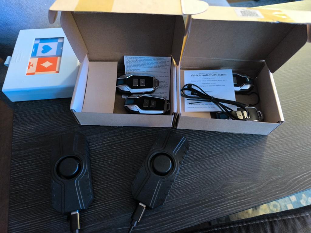 2 x Antidiefstal fiets alarm, Ophalen, Alarm, Nieuw, Overige fietssloten