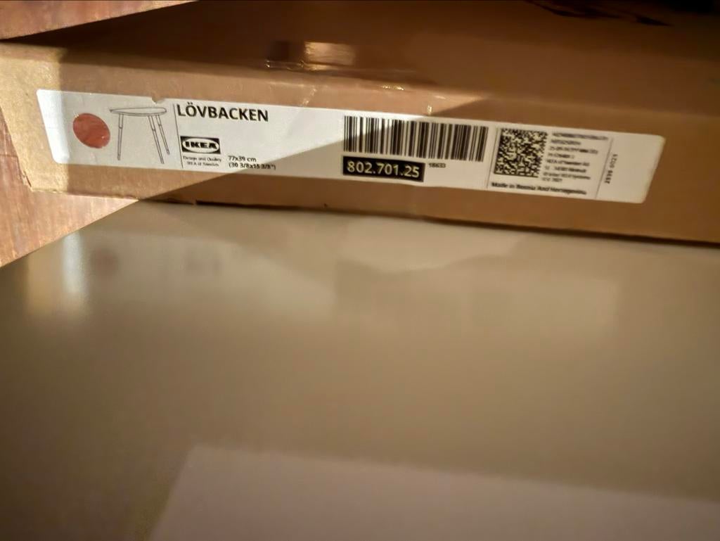 IKEA LÖVBACKEN Salontafel - Nieuw in doos, Huis en Inrichting, Ophalen, Minder dan 45 cm, Nieuw, 75 cm of meer