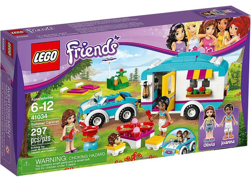 LEGO Friends 41034 Zomercaravan - Complete set, Ophalen, Lego, Friends, Zo goed als nieuw