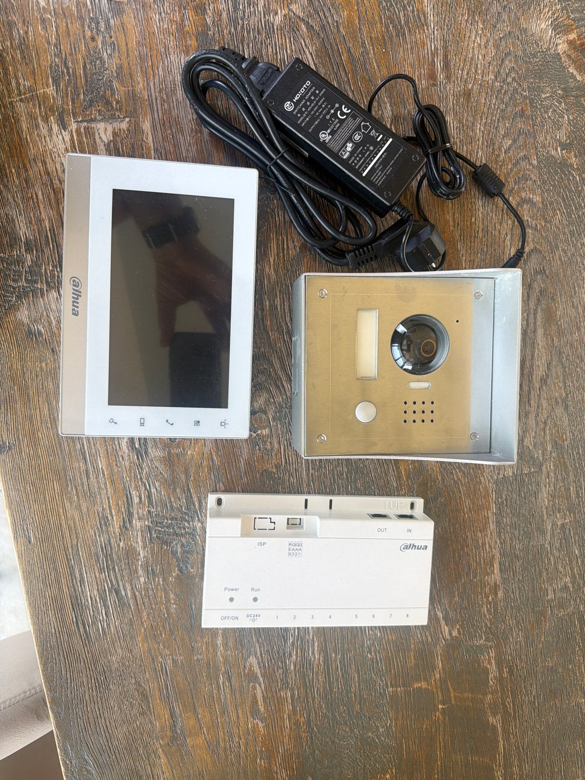 Dahua Video Intercom Systeem met Buitenpost en Monitor, Ophalen of Verzenden, Zo goed als nieuw, Buitencamera