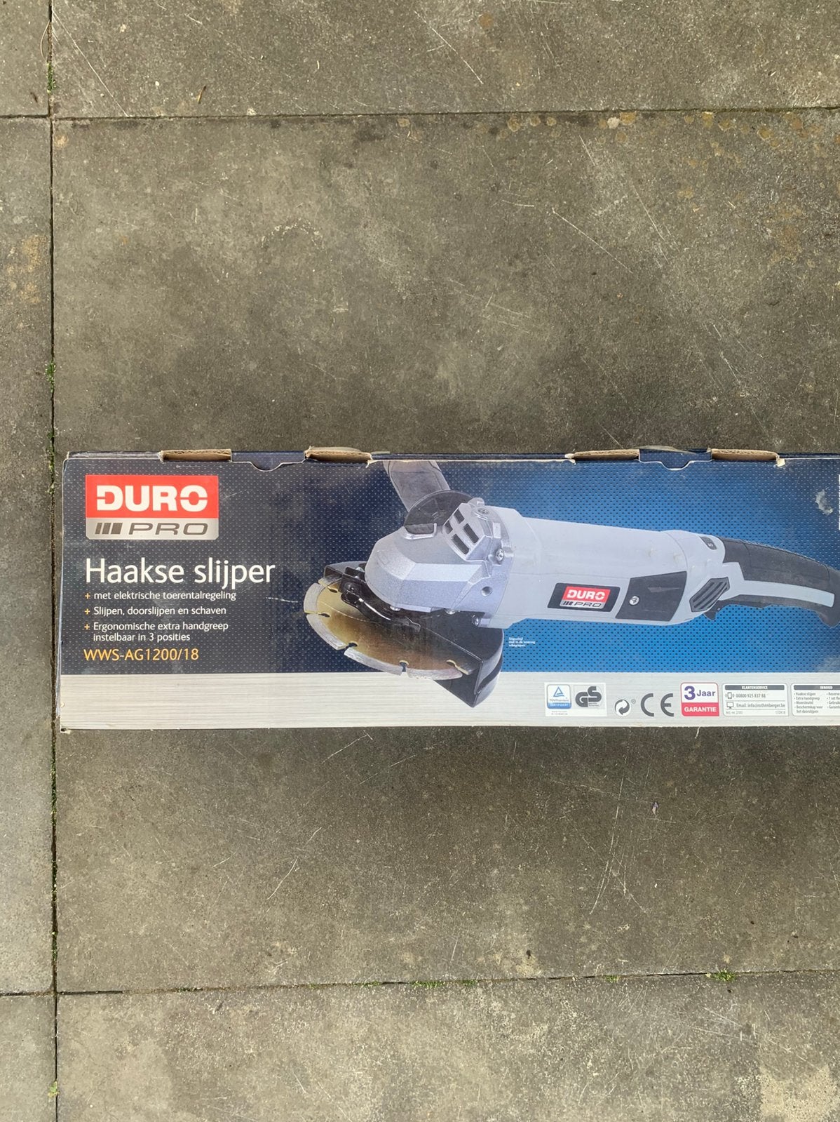 Haakse slijper, Ophalen, Gebruikt, 600 tot 1200 watt