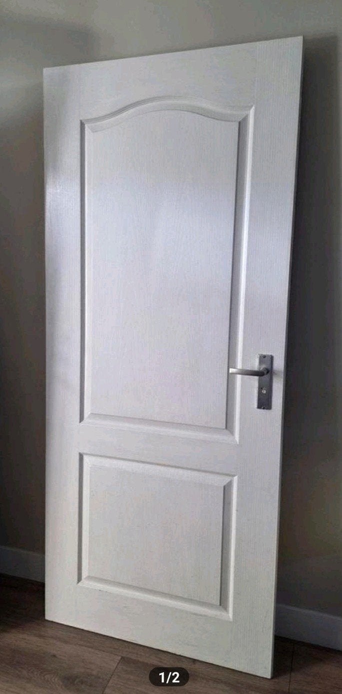 Binnendeur (opdek) linksdraaiend incl. wc-slot, Ophalen, Gebruikt, Binnendeur, Minder dan 200 cm