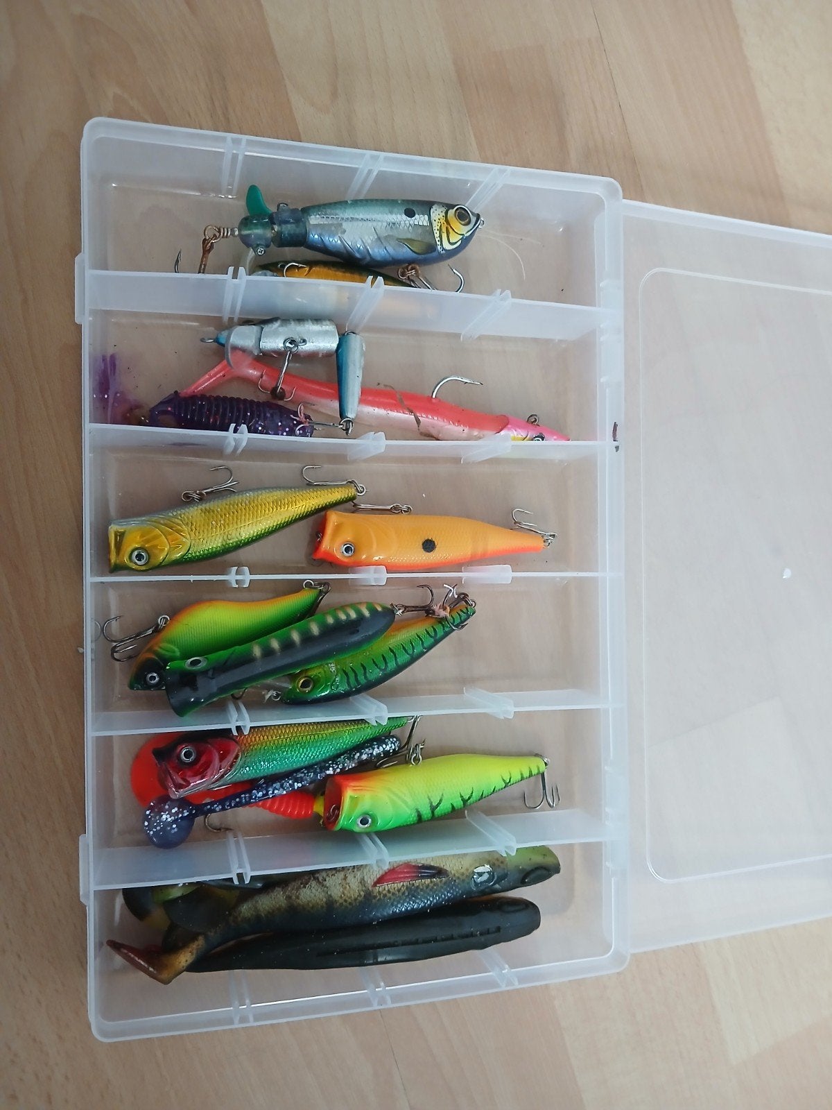 Mooie bak met aas: Whopper Plopper en Nays Knoflook Geur, Ophalen, Gebruikt, Kunstaas