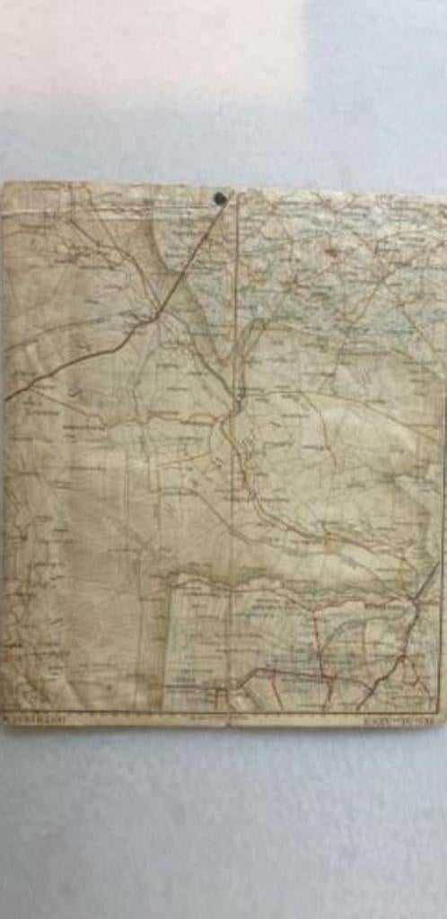 OOTMARSUM - oude stafkaart 1921 A.N.W.B., Ophalen of Verzenden