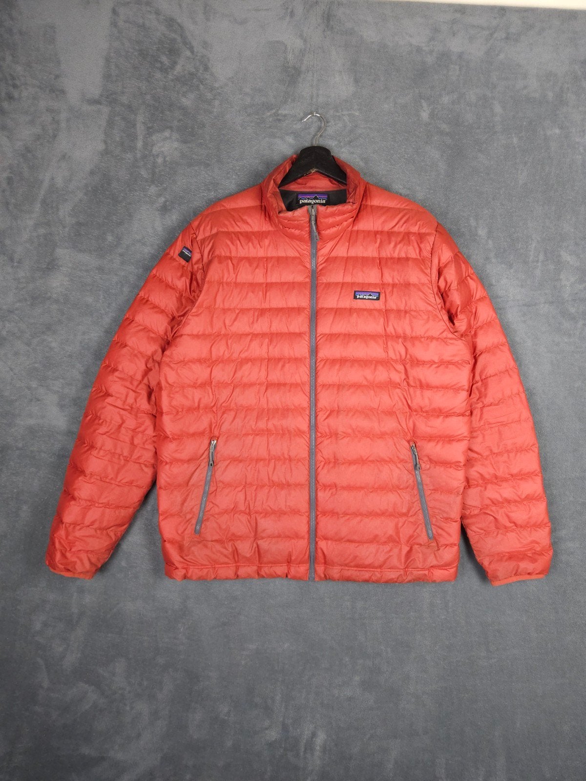 Patagonia Down Jas Sweater L Puffer Oranje Donsjack ., Maat 52/54 (L), Verzenden, ., Oranje