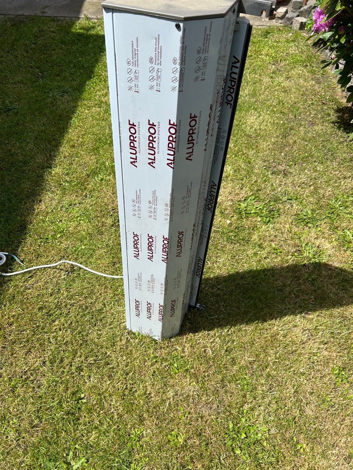 elektrisch rolluik Ral7039 kwartsgrijs, Ophalen, Nieuw, Wit, Minder dan 100 cm