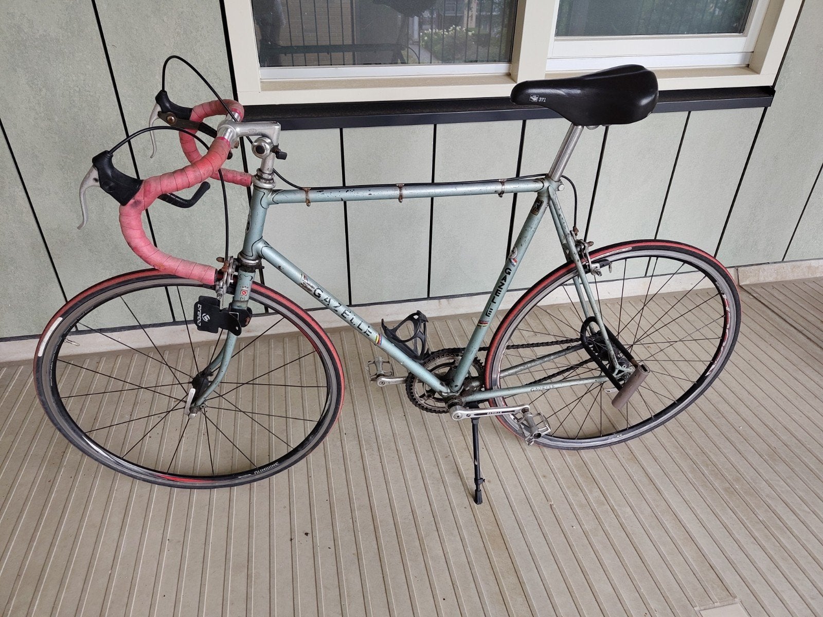 fixed gear old-school gazelle fiets, Fietsen en Brommers, Minder dan 10 versnellingen, Gebruikt, Aluminium, Ophalen