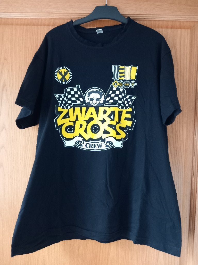 Zwarte Cross shirt editie 2012 Working class hero maat L, Ophalen of Verzenden, Gedragen, Maat 56/58 (XL), Zwart