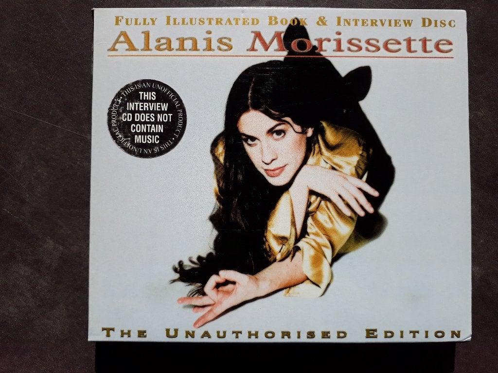 CD - Alanis Morissette - Fully Illustrated Book & Interview, Cd's en Dvd's, Ophalen of Verzenden, Zo goed als nieuw, Overige genres