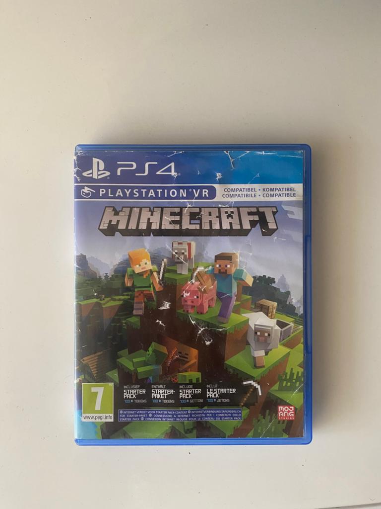 Minecraft PS4 Bedrock Edition disc. Werkt ook voor de PS5., Ophalen, Zo goed als nieuw