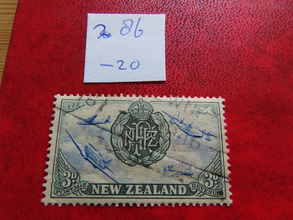 nw zeeland 286, Ophalen of Verzenden, Gestempeld