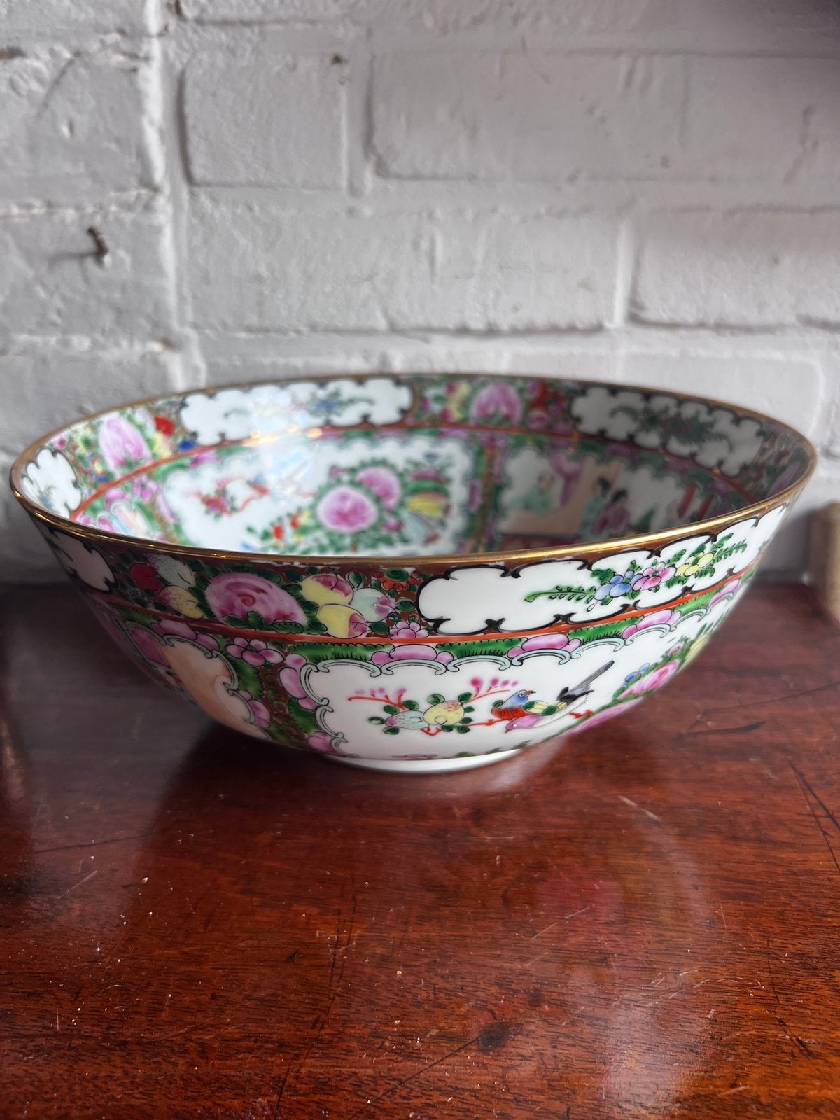 Chinese schaal 25 cm, Antiek en Kunst, Antiek | Keramiek en Aardewerk, Ophalen of Verzenden