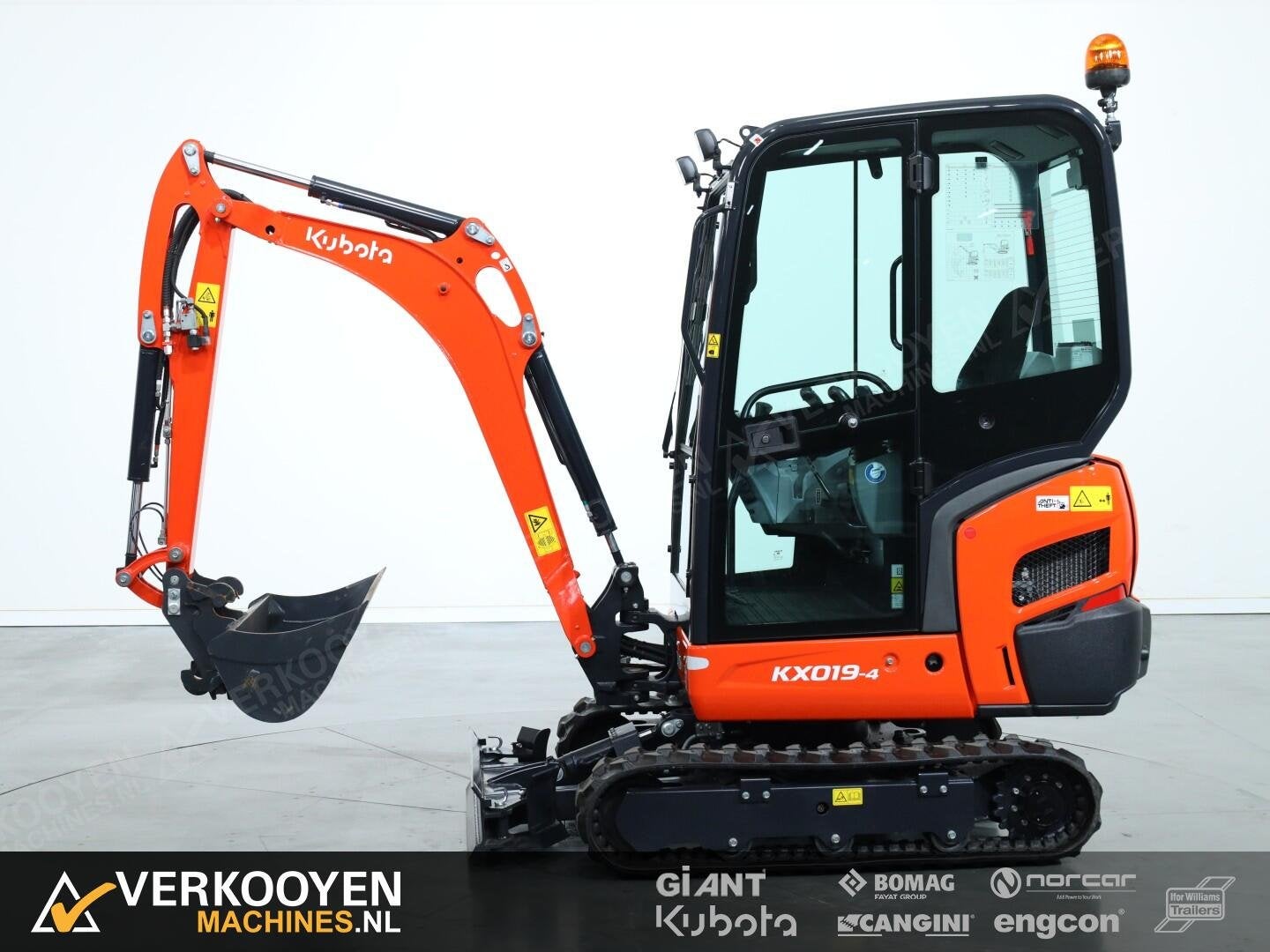 2025 Kubota KX019-4 VK10829 Minigraver 12uur, Graafmachine