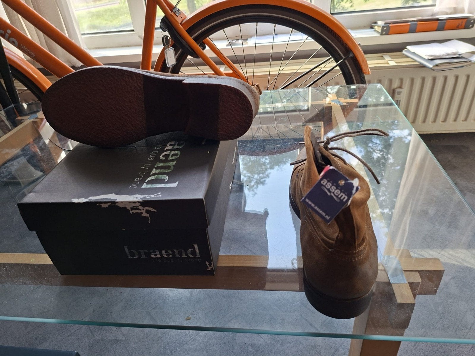 Braend schoenen maat 45 nieuw in doos, Bruin, Braend, Nieuw, Ophalen of Verzenden