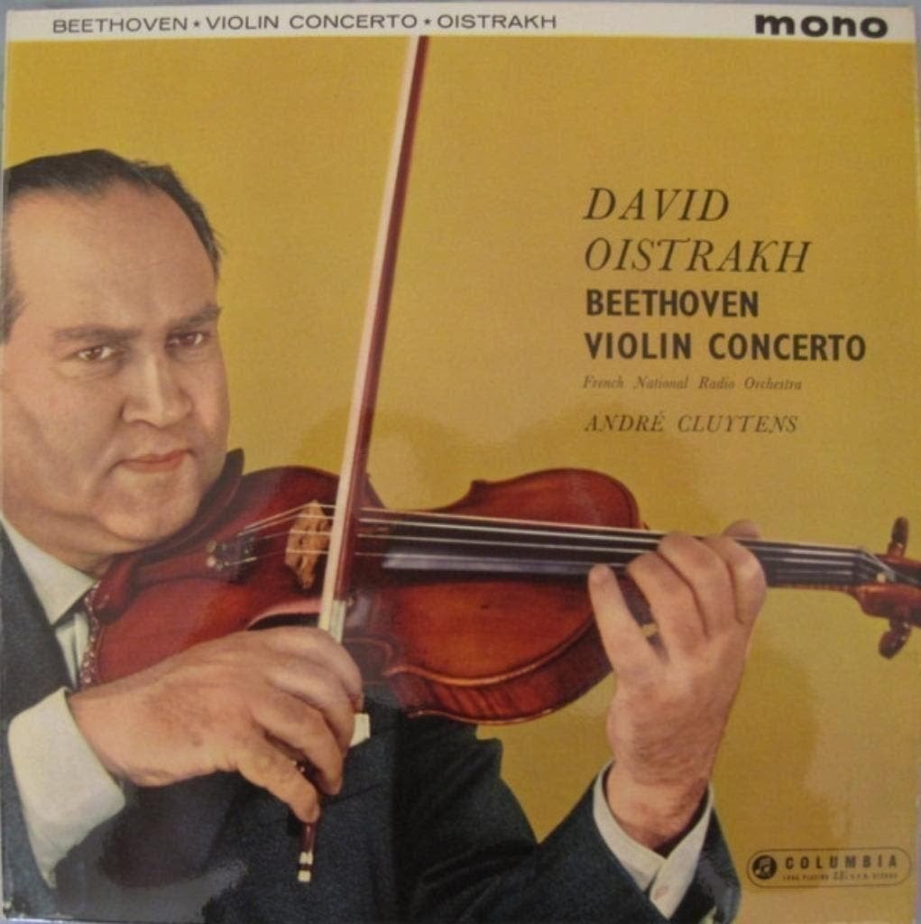 David Oistrakh Beethoven  Andre Cluytens – Violin Concerto, Ophalen of Verzenden, Kamermuziek, Gebruikt, 12 inch