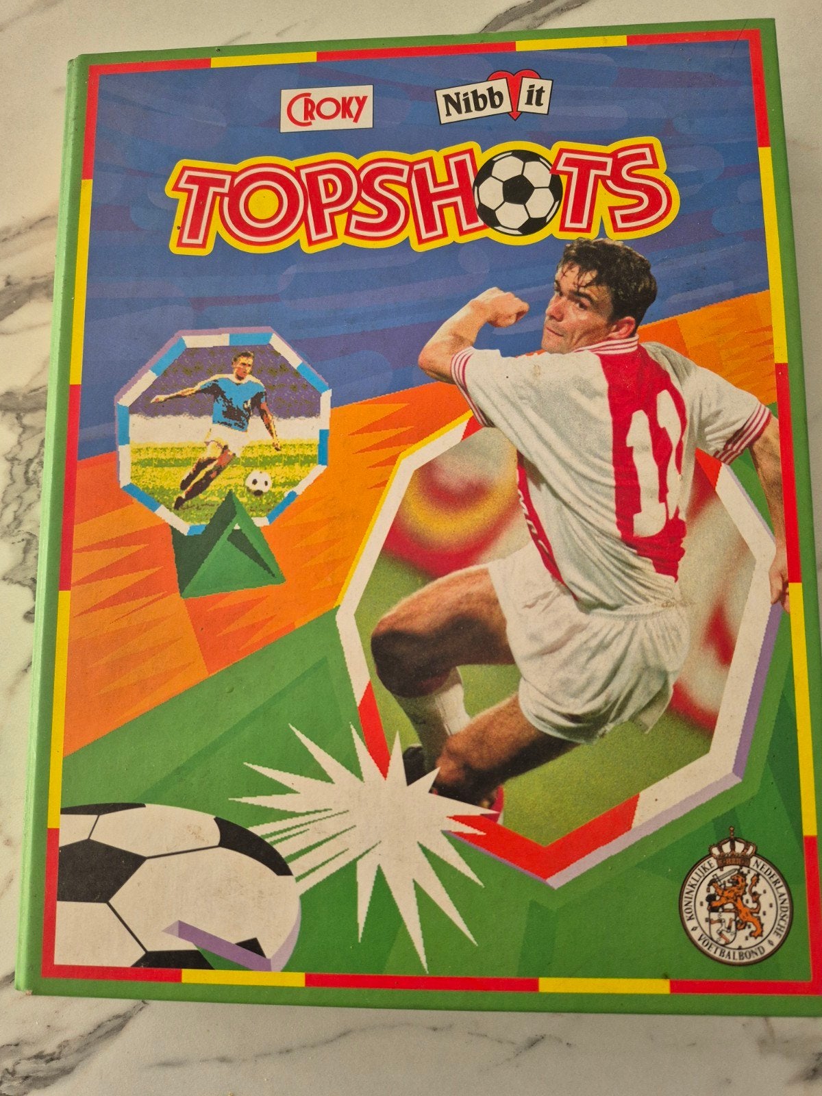 Croky Nibbit Topshots EK '96 Voetbal Flippo's Compleet Album, Ophalen of Verzenden, Gebruikt, Overige binnenlandse clubs, Spelerskaart