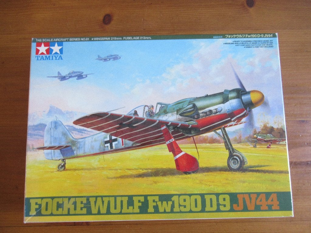 Focke Wulf Fw190 D-9 (Tamiya 1/48), Overige merken, Ophalen of Verzenden, Zo goed als nieuw, Groter dan 1:72