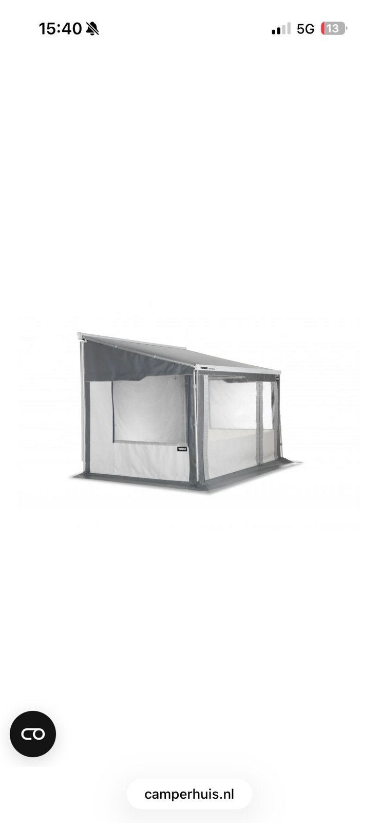 Thule residence G2 voortent 5200 L, Ophalen, Nieuw