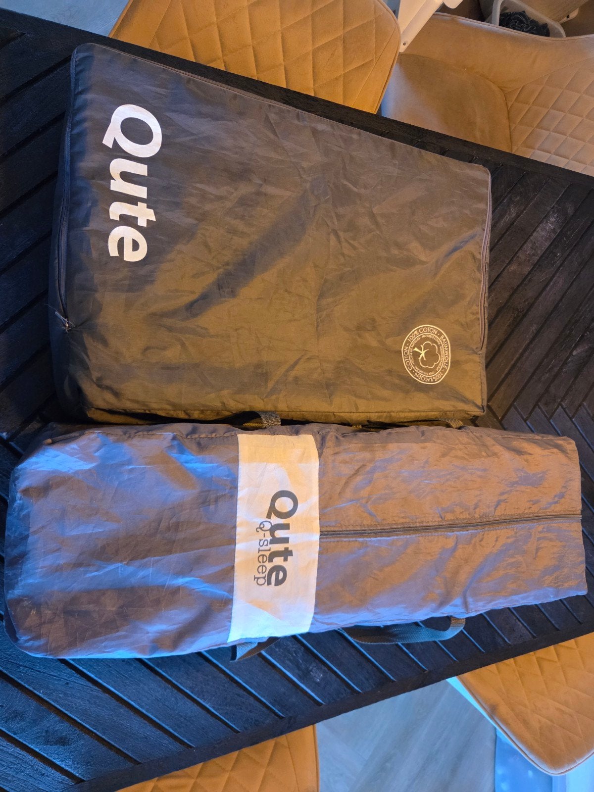 Qute Q-Sleep Reisbedje - Compact en Handig, Kinderen en Baby's, Babywiegjes en Ledikanten, Ophalen, Gebruikt, Reisbedje