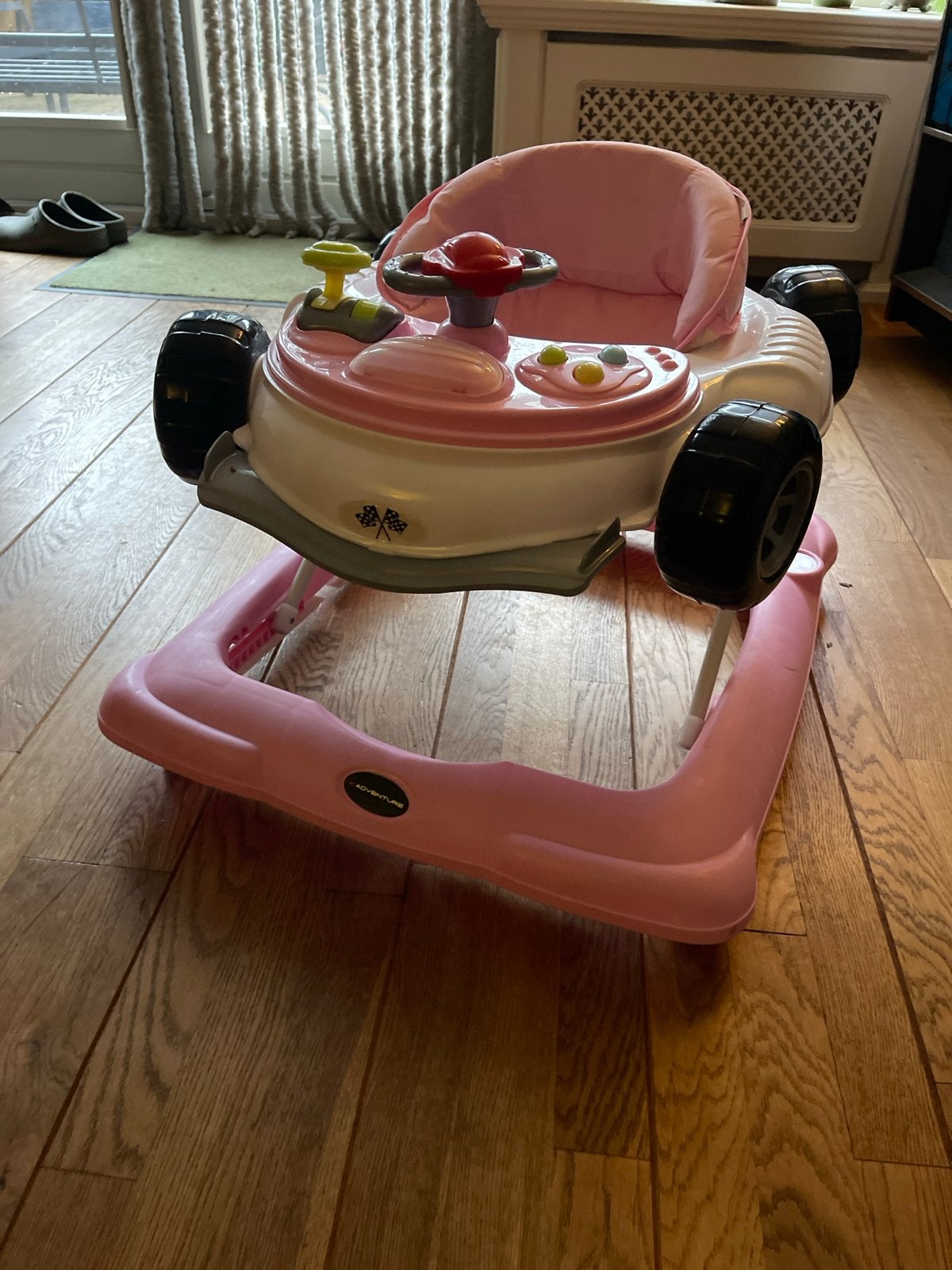 Roze loopstoel met speelpaneel - Zo goed als nieuw, Kinderen en Baby's, Ophalen, Zo goed als nieuw, Overige typen, Met geluid