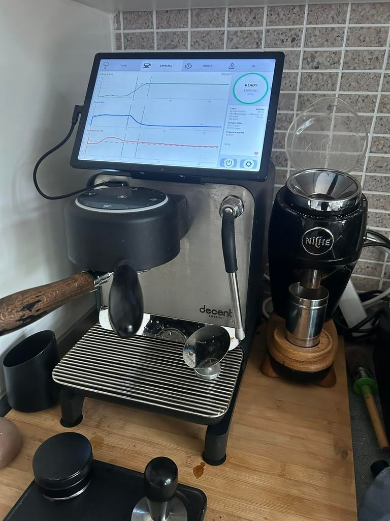 Decent espresso machine te koop, Ophalen, Zo goed als nieuw, Espresso apparaat