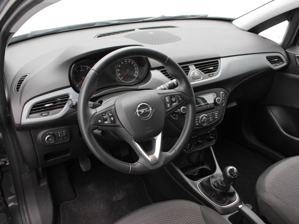 Opel Corsa 1.0 90 Pk Turbo Edition | Airco | Cruise Controle, Voorwielaandrijving, Stof, Gebruikt, 49 €/maand