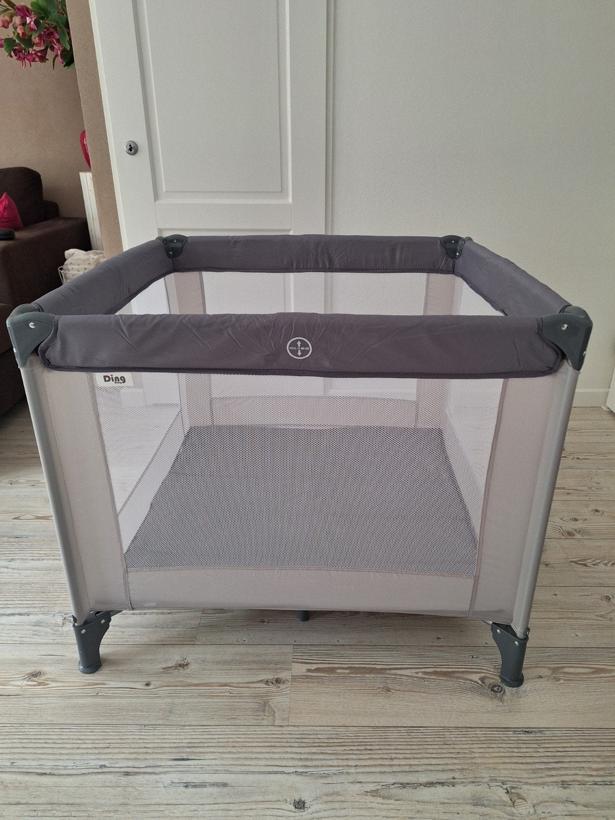 Ding Baby & Co Box - Grijs, Opvouwbaar, Ophalen of Verzenden, Zo goed als nieuw, Vierkant
