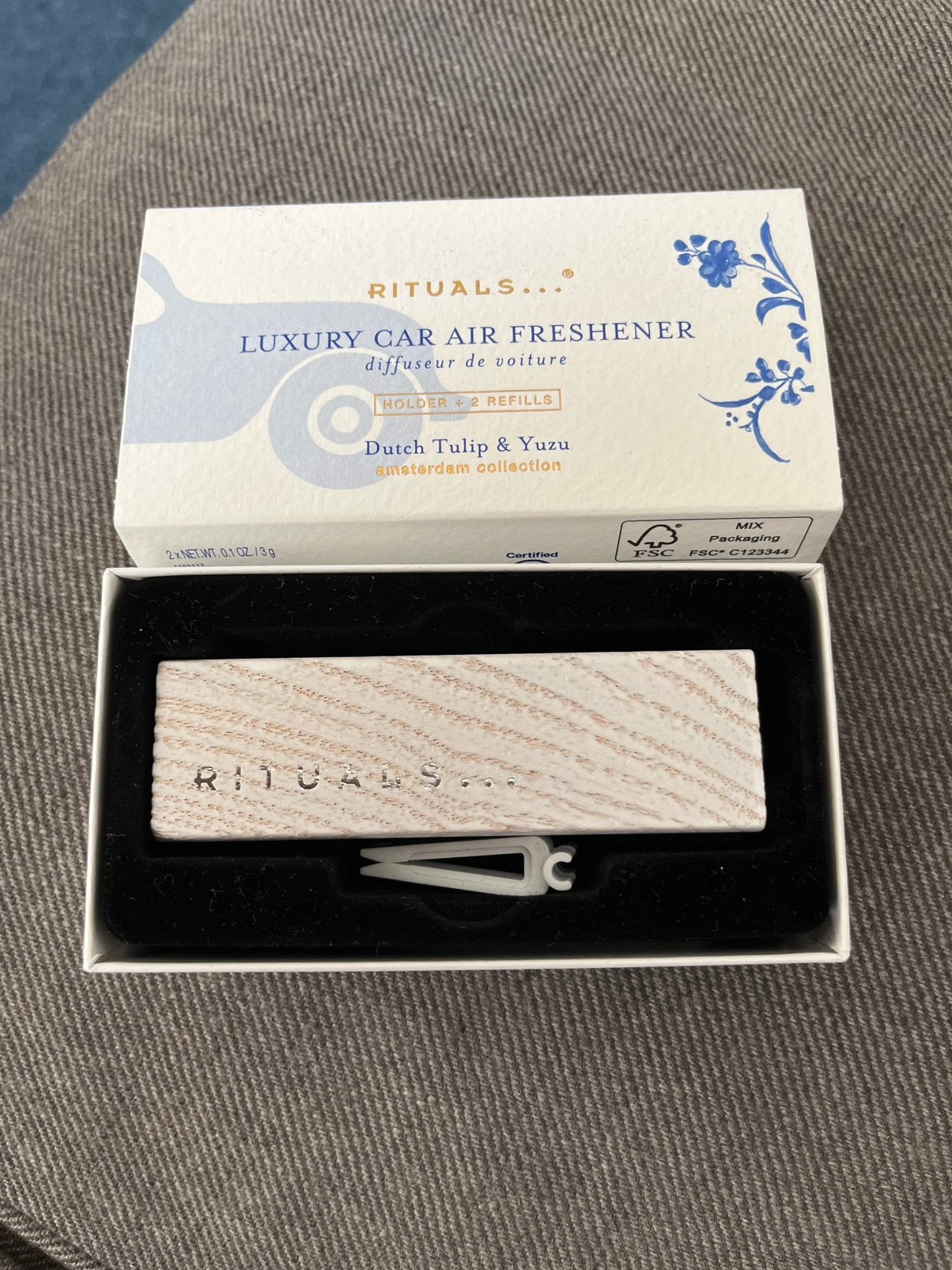 Rituals Luxury Car Air Freshener Dutch Tulips & Yuzu, Auto diversen, Auto-accessoires, Ophalen of Verzenden, Nieuw