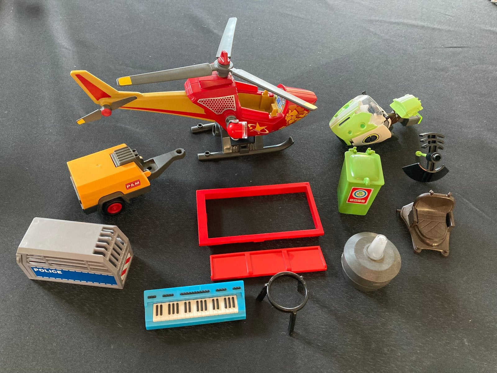 Playmobil helikopter ed,,,, Ophalen of Verzenden, Zo goed als nieuw
