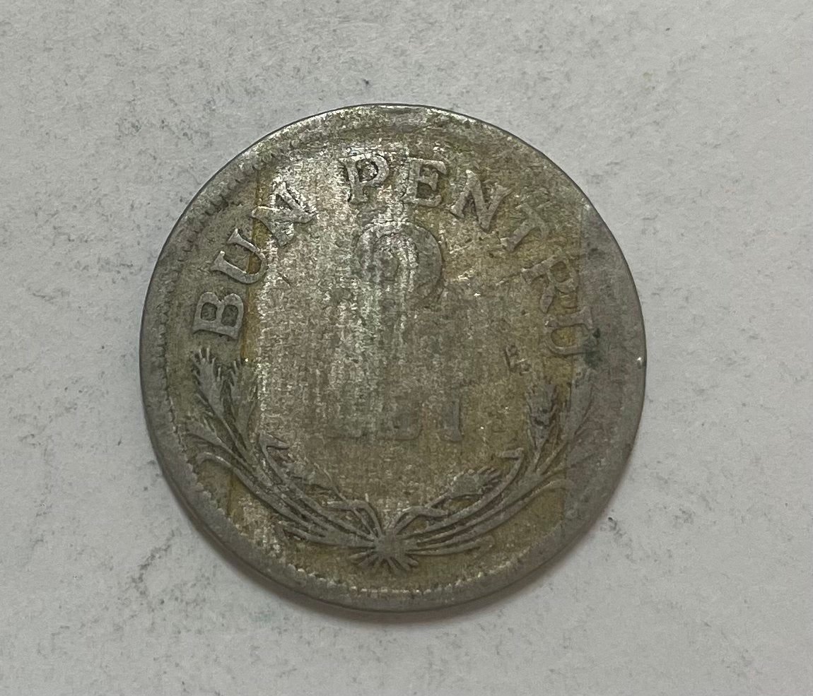 2 lei Roemenië 1924, Ophalen of Verzenden, Overige landen