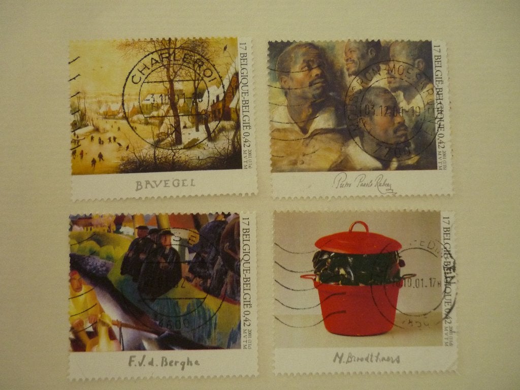 Belgie OBP 3004 - 3007 gestempeld serie, Postzegels en Munten, Postzegels | Europa | België, Ophalen of Verzenden, Gestempeld