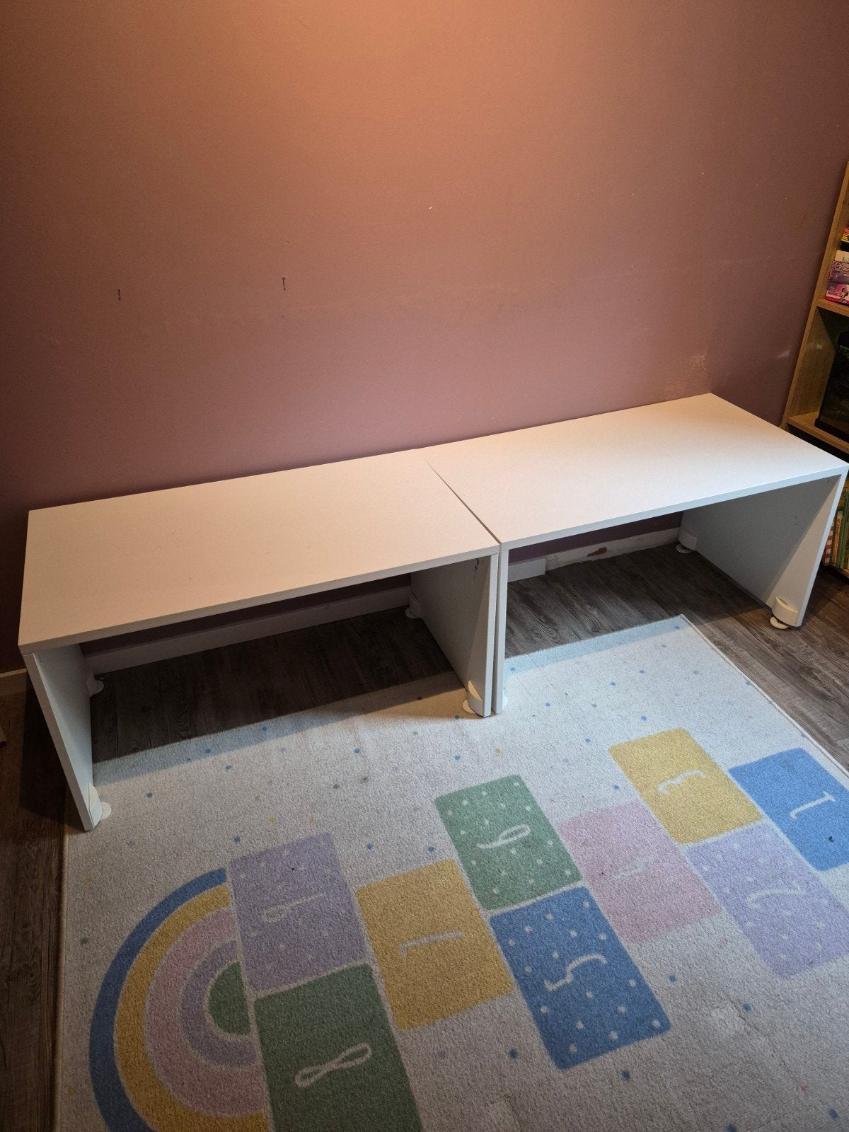 2x kinderbureau trofast ikea, Ophalen, Gebruikt