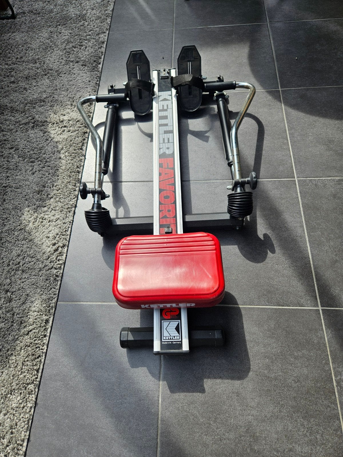 Kettler Favorit Roeitrainer ., Sport en Fitness, Ophalen, Benen, Gebruikt, Metaal