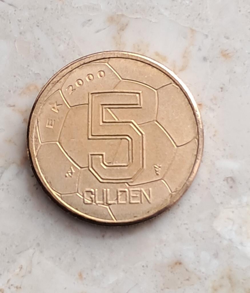 5 Gulden EK 2000, Ophalen of Verzenden, Koningin Beatrix, 5 gulden, Losse munt
