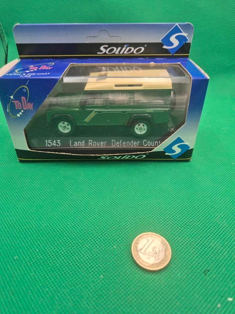 145 Land Rover Defender 1/43 Solido, Hobby en Vrije tijd, Modelauto's | 1:43, Ophalen of Verzenden, Zo goed als nieuw, Auto, Solido