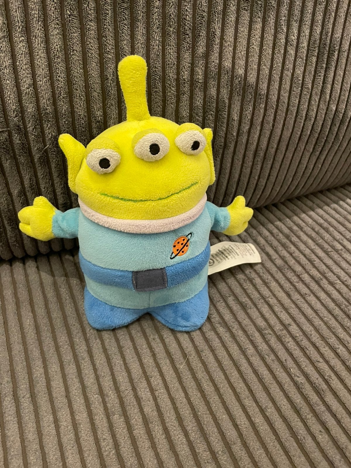 Leuke kleine Disney store knuffel van de alien uit Toy story, Ophalen of Verzenden, Gebruikt