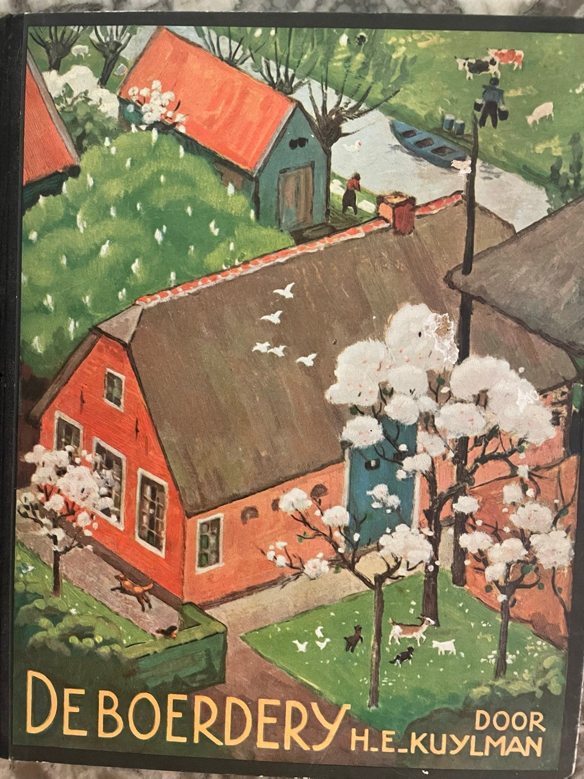De Boerderij - Verkade Plaatjesalbum (1936), Boeken, Ophalen of Verzenden, Gelezen, Plaatjesalbum
