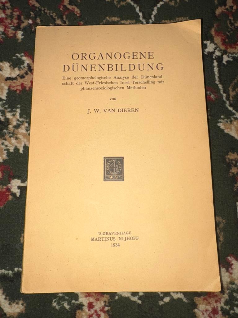 Organogene Dünenbildung - J.W. van Dieren (1934), Ophalen of Verzenden, Gelezen, Natuurwetenschap