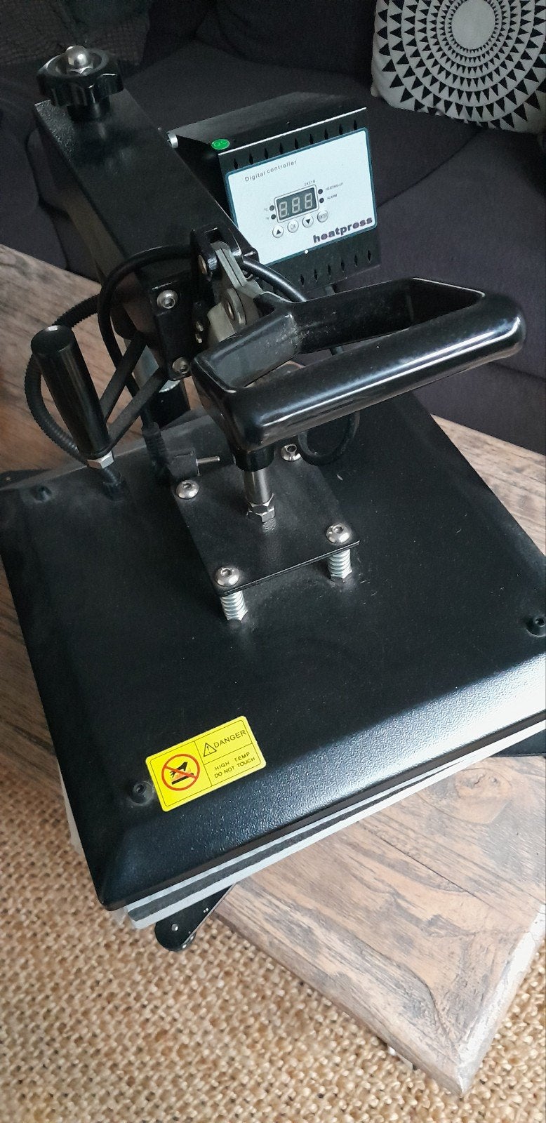 Hittepers Warmte persmachine Transfer, Ophalen, Zo goed als nieuw, Machine