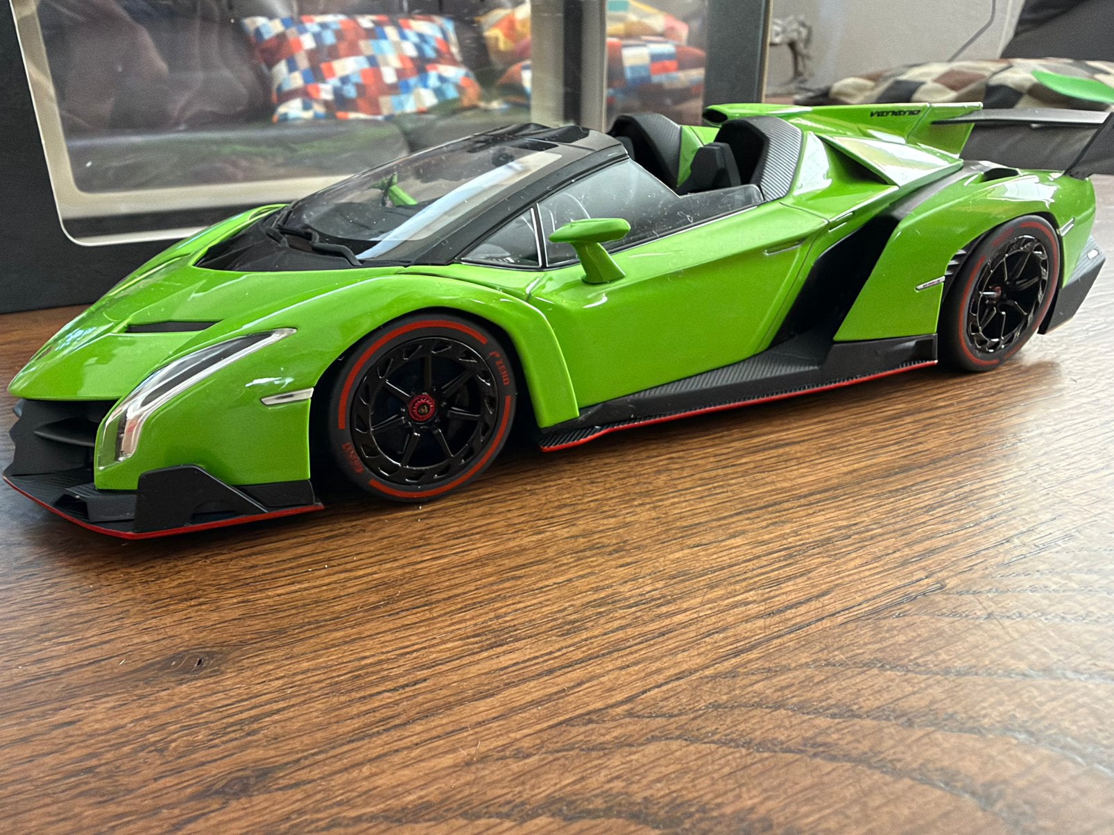 Lamborghini Veneno roadster, Ophalen of Verzenden, Zo goed als nieuw, Auto, Kyosho