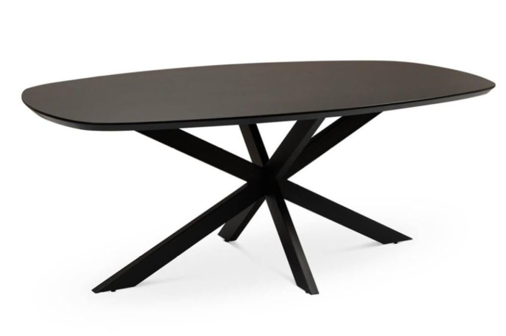 Eettafel en salontafelset, Ophalen, Zo goed als nieuw, Ovaal, 150 tot 200 cm