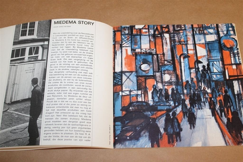 Leeuwarden Expandeert — Drukkerij Miedema in 1967, Ophalen of Verzenden, Gelezen