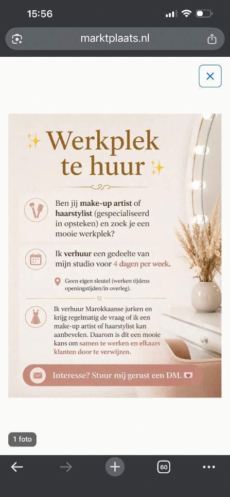 Werkruimte / werk plek, Ophalen
