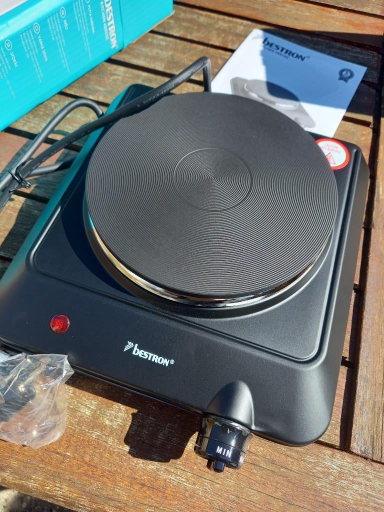 Bestron 1500Watt 1-pit elektrische kookplaat, Witgoed en Apparatuur, Kookplaten, Nieuw, 3 kookzones of minder, Ophalen of Verzenden