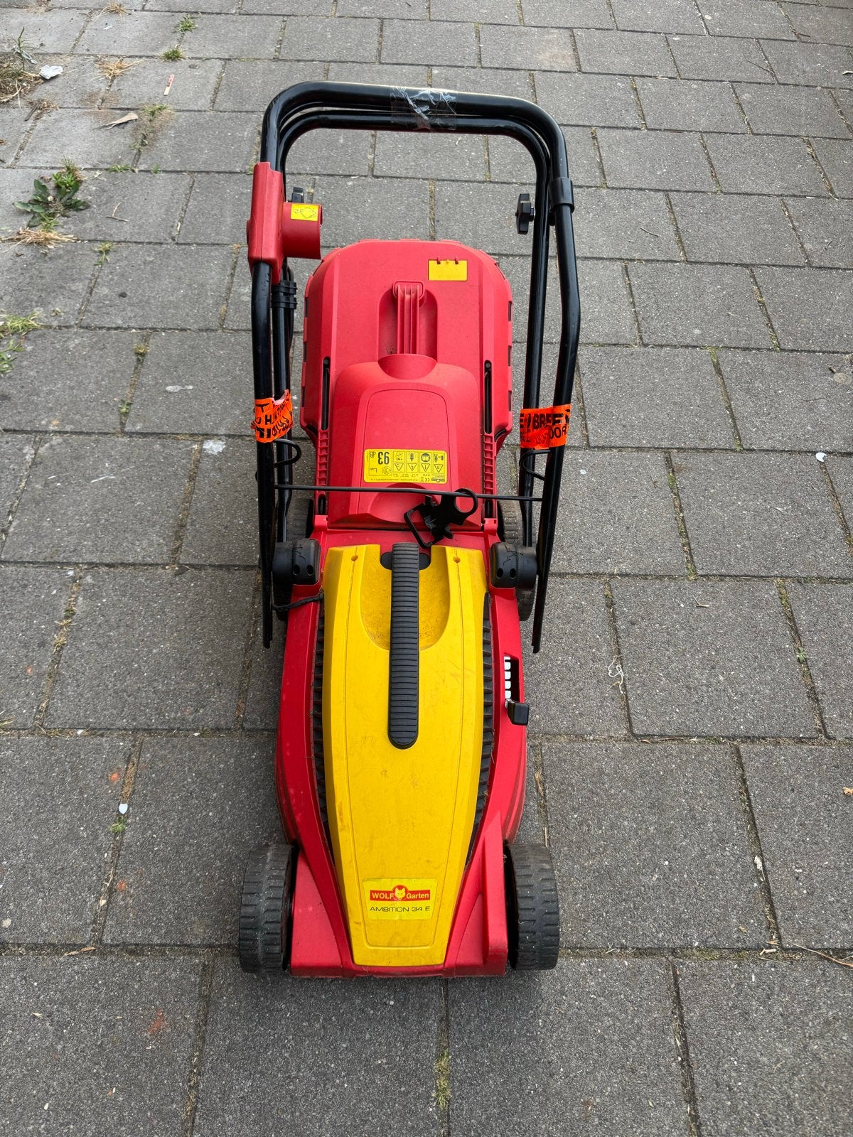 WOLF-Garten Ambition 34E Elektrische Grasmaaier, Ophalen, Cirkelmaaier, Gebruikt, Elektrische grasmaaier