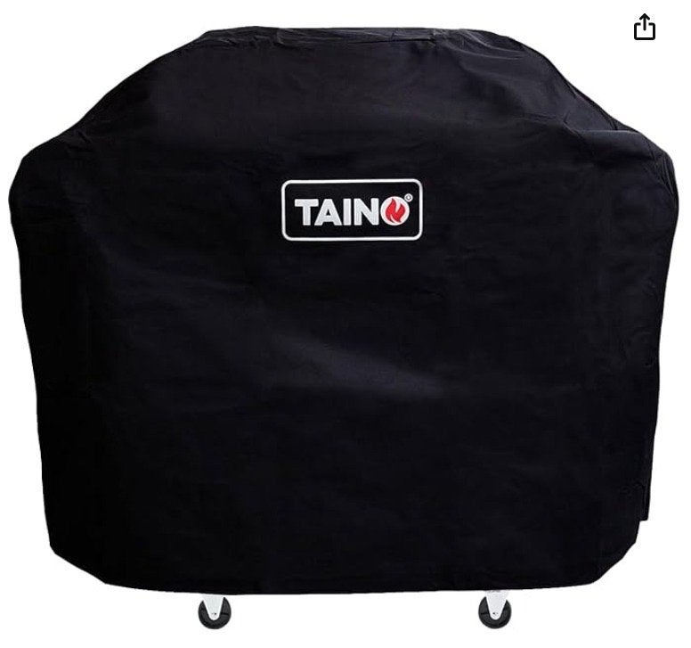 Taino Red 6+1 Gasbarbecue Zwart RVS Brander BBQ Wagen, Ophalen of Verzenden, Nieuw