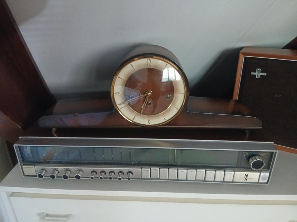 Vintage tafelklok - Klassiek design, Antiek en Kunst, Ophalen of Verzenden