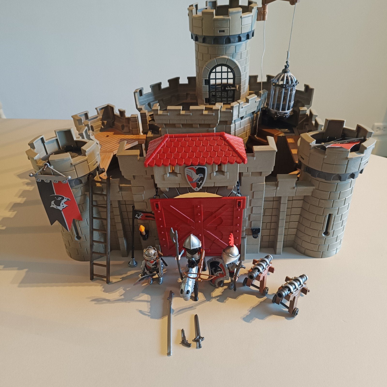 Playmobil Ridderkasteel met accessoires en 1 fakkel, Ophalen of Verzenden, Gebruikt, Jongen of Meisje