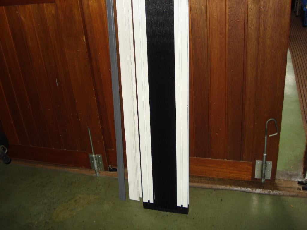 Plissehordeur ral 9001, Doe-het-zelf en Verbouw, Kunststof, Hordeur, Nieuw, 200 tot 215 cm