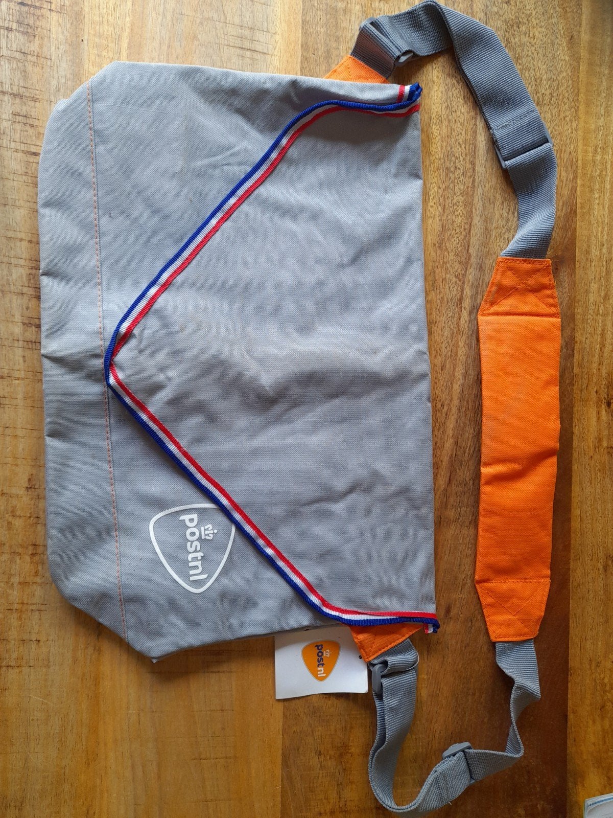 PostNL Schoudertas - Grijs/Oranje - Nieuw, Ophalen, Nieuw, Grijs, Overige merken